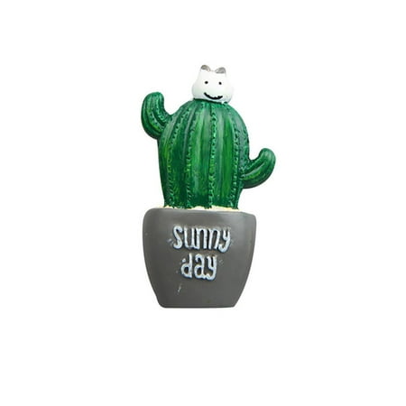 

Multi-styles 1 pcs Mini Lifelike Cactus Creative Cute Fridge Magnet Whiteboard Magnet Magnet Decor Stickers Magnets 6