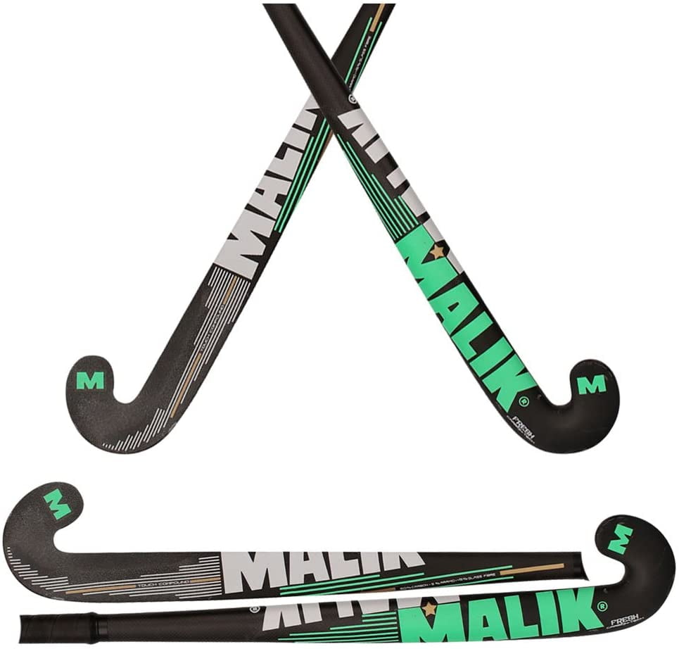 MALIK Field Hockey Stick Outdoor Carbon 50 Aramid 5 Fiber Glass 45