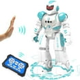 Ficcug Kid Remote Control Intelligent Robot, Walking Singing Dancing