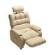 thumbnail image 4 of Sillón reclinable giratorio,Silla de oficina Silla de computadora Silla de escritorio Lectura,Silla de ordenador para adultos giratoria de cuero PU,Silla de escritorio para el sin ruedas, 4 of 8