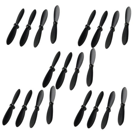 20pcs Propeller Set Airscrew Replacement Quadcopter Helicopter RC Accessories Black