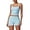 Sky Blue, variant on Two Piece Workout Sets for Women Sports Bra Tank Top High Waist Booty Lifting Shorts Gym Yoga Active Wear Outfits