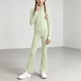 thumbnail image 6 of RFQWOVSR Girls Ballet Long Sleeve Zipper Jacket Set Dance Performance Outfit 15-16 Years, 6 of 7