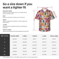 thumbnail image 6 of Haiem Cute Doodles Printed Hawaiian Shirt for Men - Men’s Casual Beach Summer Shirts - Stretch Fabric with Modern Fit-X-Large, 6 of 7