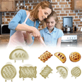 thumbnail image 2 of Juego de moldes para tartas en miniatura, molde para tartas de bolsillo con forma de celosía, molde de masa de plástico ABS, 2 of 6