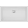 thumbnail image 3 of Elkay Quartz Classic 33" Rectangular Undermount Single Bowl Kitchen Sink,White, 3 of 5
