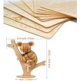 thumbnail image 4 of Rompecabezas de madera 3D oso de fresa Animal Koala Modelo Rompecabezas Artesanía de madera, 4 of 4