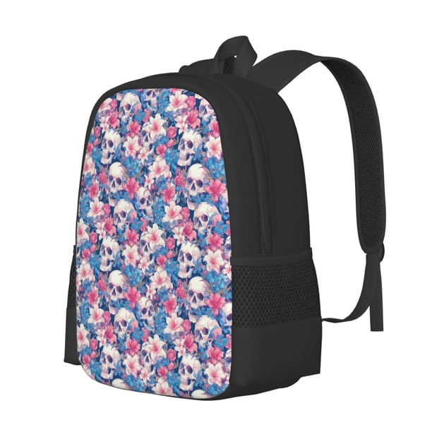 Fotbe Skull Mochila para Hombre y Mujer - Tela Oxford 600D Resistente - Mochila Impermeable de Gran Capacidad para Escuela, Viajes y Senderismo