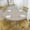 Beige-bamboo, variant on Elastic Round Tablecloth - Fit for 36-44” Tables, Round Fitted Table Cloth with Elastic Edge, Water Resistant Washable Table Covers for Dining Room, Party & Kitchen Decor