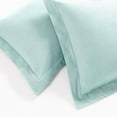 thumbnail image 6 of Superior Cotton Flannel Solid Duvet Cover Set, Full/Queen, Light Blue, 6 of 10