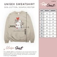 thumbnail image 6 of Cats Cuddles and Cupid Valentine's Day Sweatshirt, 6 of 11