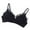 Black, variant on CFLVAEK Lace Bras for Women Plus Size No Underwire Everyday Bras Full Figure Support Bralette Elegant Front Criss Cross Bras for Big Bust Black 80A