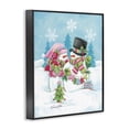 thumbnail image 2 of Stupell Industries Farmhouse Vintage Festive Snowmen Black Framed Giclee Art, 11 x 14, by Diane Kater, 2 of 7
