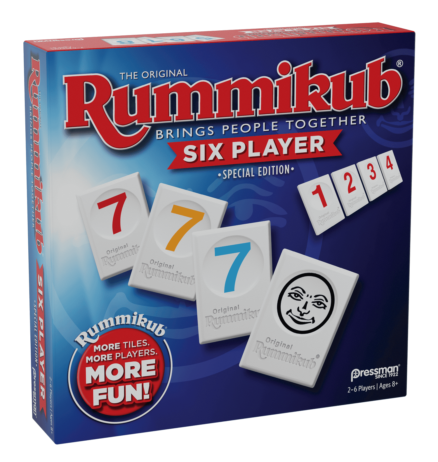 Pressman Classic Adult Board Game - Rummikub Six Player Edition