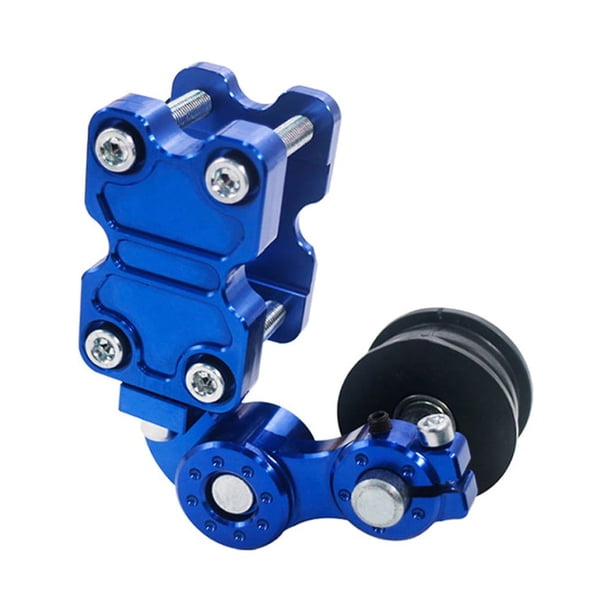 Ajustador de cadena de motocicleta Rodillo tensor de cadena de aluminio universal Modificado para motocicleta