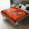 thumbnail image 4 of Cincinnati Throw Blanket for Men Women Boy Gifts Custom Name and Number Blanket, 4 of 5