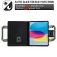 thumbnail image 5 of ELEHOLD Case For iPad Pro 13 2024, Stylish Durable Leather Stand Zipper Pocket Kickstand Full Protection Hand Strap Auto Sleep/Wake Tablet Case ,Gray, 5 of 6