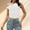 White, variant on One Shoulder Tank Top Off Shoulder Top T Shirts for Women Ladies Fashion Off Shoulder Tops Sleeveless Navel Bare Tank Top Womens Blouses Casual Woman Shirts Red S
