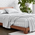 thumbnail image 5 of Bare Home Premium 1800 Collection 4-Piece Bed Sheet Set, Full, Heathered Pewter, 5 of 9
