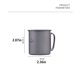 thumbnail image 4 of Yuarrent Widesea-taza de agua de 200ml para acampar, jarra para beber turística portátil, lavable, para calentar al aire libre, taza de Kits de desorden para acampar, 4 of 6