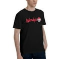 thumbnail image 2 of Wendy'S Logo Men'S Basic Short Sleeve T-Shirt Vogue Black Small, 2 of 8