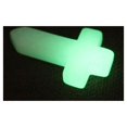 thumbnail image 2 of 10 Pcs Cross Shape Pendants Simulation Luminous Stone Charm for Necklace Supplies DIY Jewelry Making (Mixed Color), 2 of 6