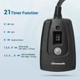 thumbnail image 5 of DEWENWILS Outdoor Timers for Light, Waterproof, Plug-in Dusk to Dawn Timer for Halloween Lights, Christmas Decoration, 15A/1875W, 1/2 HP, UL Listed, 5 of 8