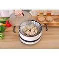 thumbnail image 2 of Vegetable Steamer Basket Foldable Stainless Steel Vegetable Steamer Basket for Veggie Seafood Cooking, Expandable Veggie Steamer Basket Fits Various Size Pot(6" to 10"Medium), 2 of 7