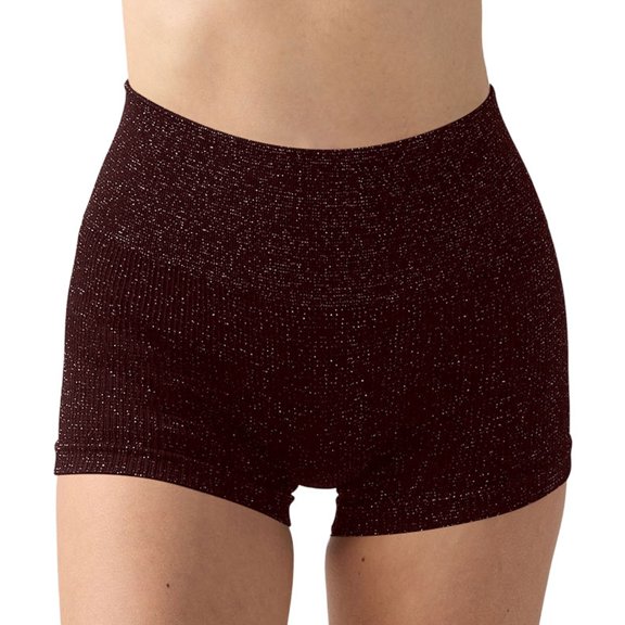 Arlun Mardi Gras Sparkle Glitter Yoga Shorts Women's High Waist Tummy Control Stretch Yoga Pants Lightweight Comfy Breathable Workout Gym Fitness Bottoms S