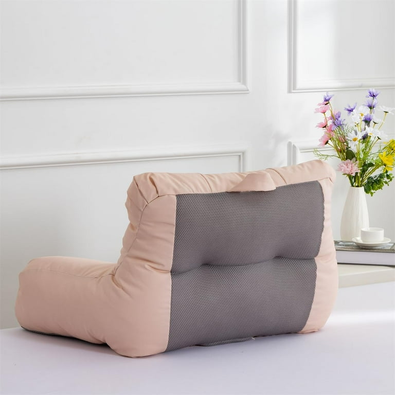 NTBED Faux Leather Reading Pillow Large Adult Teens Back Rest Pillow with Arms Bedrest Pillow for Sitting in Bed Pink Walmart