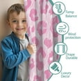 thumbnail image 3 of Blackout Kids Curtains,Pink and Pink Of Leopard Print Childrens Insulated Curtains Set Of 2,Bedroom Essentials,Toddler Room Decor 52"x84", 3 of 5