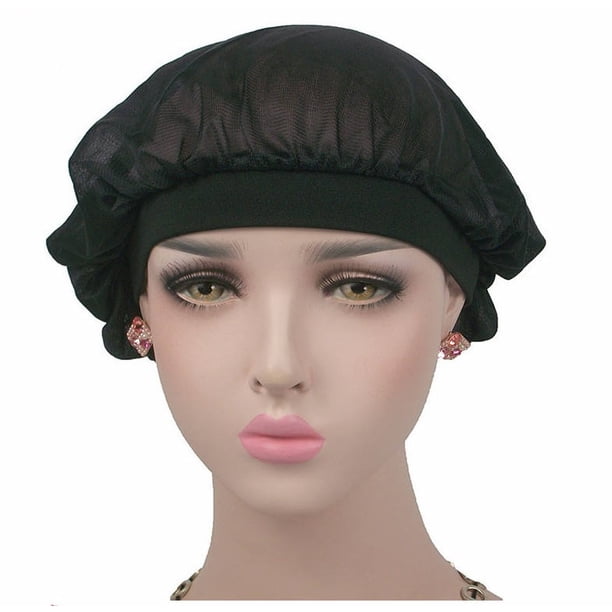Paquete de 6 gorras de chef ajustables, gorros de malla para cocinar, servicio de alimentos, redes para el cabello, red de cocina, restaurante reutilizable