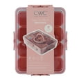 thumbnail image 3 of Cook With Color 8-Compartment Snackle Box, Charcuterie and Snack Container, Divided Serving Tray with Lids and Handle, Dishwasher Safe, Pink, 3 of 8
