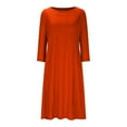 thumbnail image 2 of Bzhegqhd Women Fashion Casual Pleated-cent Sleeve Dress, 2 of 4