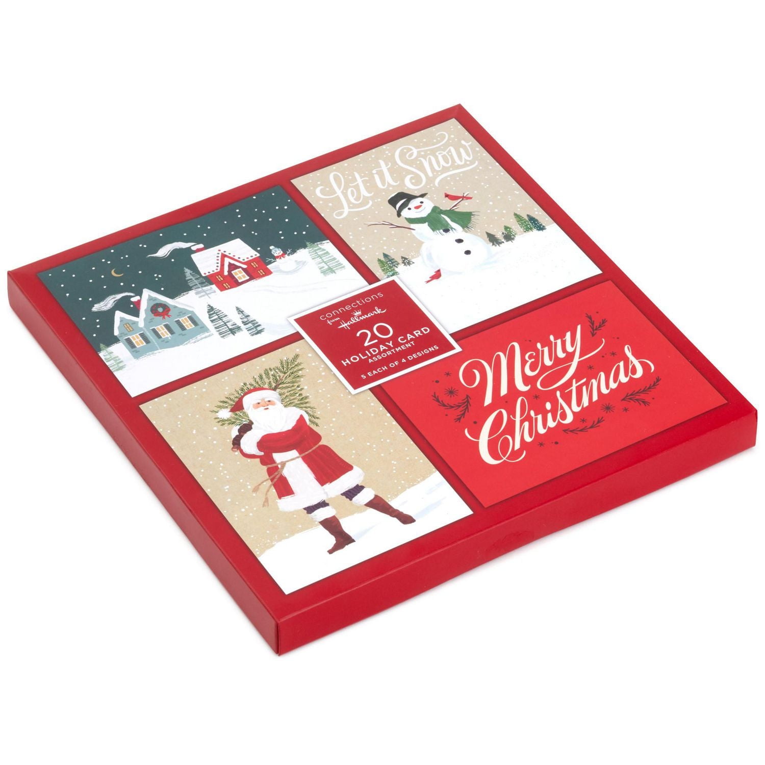 Boîte de cartes de Noël – Connections from Hallmark (Les joies de l'hiver), 20 cartes