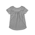 thumbnail image 2 of Douhoow Plus Size Summer Women Loose T-Shirt Short Sleeve Tops Solid Color Tee S-5XL, 2 of 7