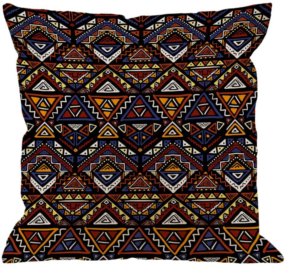 Ethnic Embroidery Cotton Cushion Cover Throw Pillow Case Sofa Square 18"x18" New 