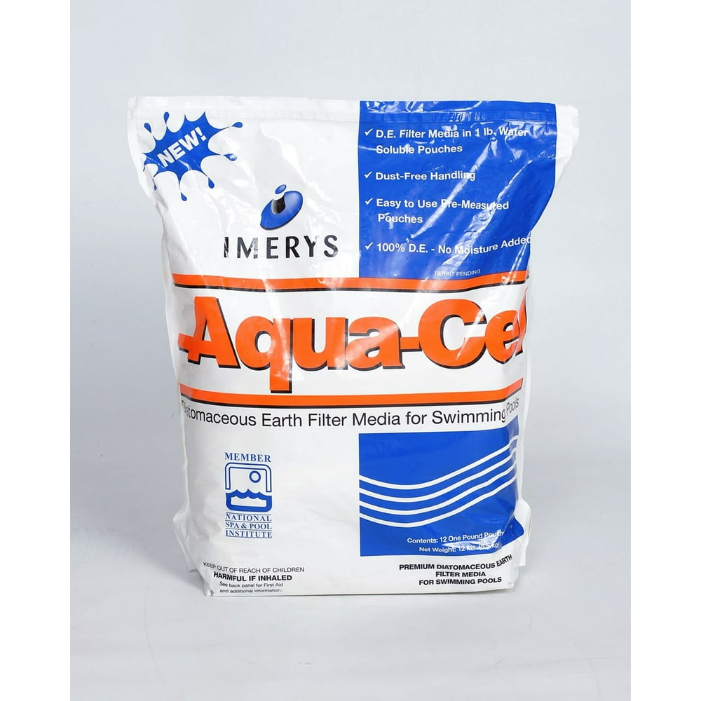 AquaCel Diatomaceous Earth, DE Swimming Pool Filter Media in 1 lb