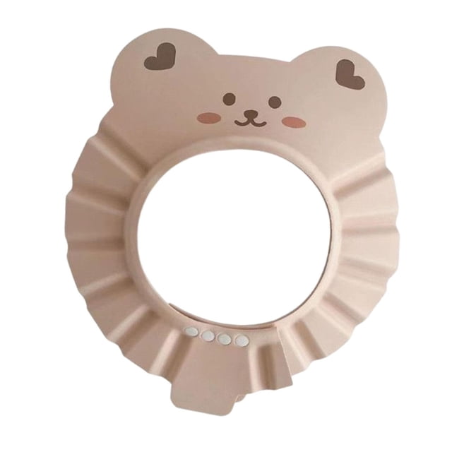 Baby Shower Cap Reusable Adorable Flexible Lovely for Unisex Kids Boy Girls Bear CUTICAT Sombrero de baño ajustable