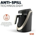 thumbnail image 4 of Saki Automatic Turkish Coffee Maker with Cook Sense Technology, Black, 4 of 9