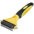 thumbnail image 3 of Effective Dogs Hair Removal Tool Pet Dematting Comb Dog Comb Matt Splitters with 2 Sided Undercoat Rake for Pets with Long Hair, 3 of 8