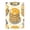 Gold, variant on Food Pattern Design 12.5x9in Clipboard, Durable Acrylic with Metal Clip and Wall Hook for Office or Classroom
