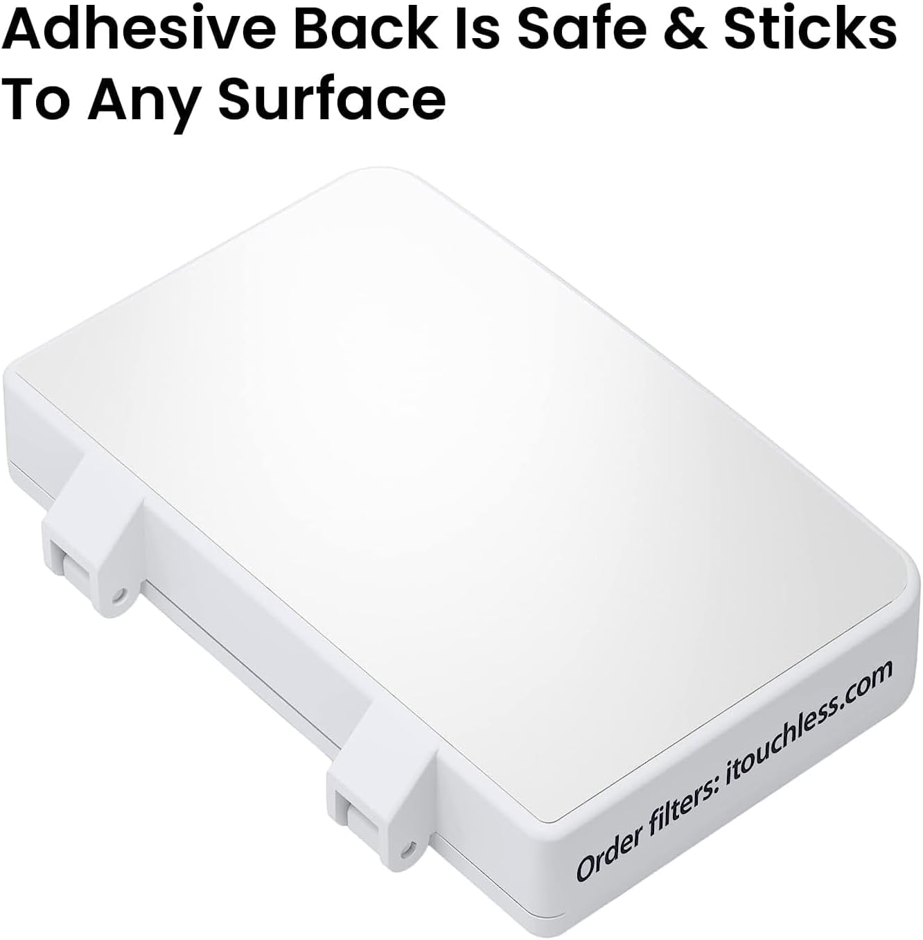 AbsorbX Refrigerator Odor Removal Kit Stick On Deodorizer Filters, 2-Pack, White