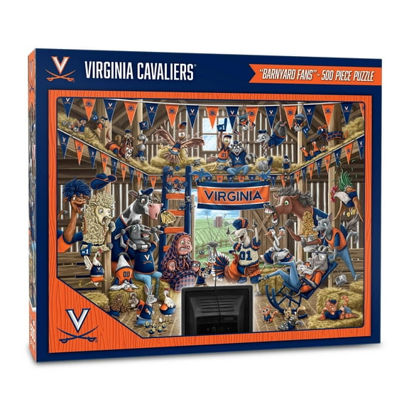 YouTheFan NCAA Virginia Cavaliers Barnyard Fans Puzzle - 500 Piece