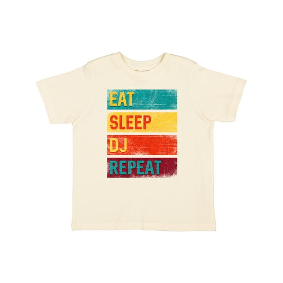 Inktastic DJ Eat Sleep DJ Repeat Music Boys or Girls Toddler T-Shirt
