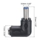 thumbnail image 2 of Adaptador de conector de alimentación DC Uxcell, acoplador de enchufe en ángulo de 90 grados, 5, 2 of 6