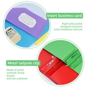 LKXGBMY 3-Prong 2-Pocket Poly Folder, 1Pack Plastic Folders with Pockets and Prong Holds Letter Size Paper, Plastic Pockets Folder for Office and Home, Green