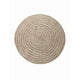thumbnail image 1 of Alfombra para Sala Estilo Moderno | Alfombras Para Recamara color Natural Redonda | Decoración Hogar Moderno | Versátil y Facil de Lavar | Tapetes para Sala de Pelo Corto Sintetico | 120x120 cm, 1 of 4