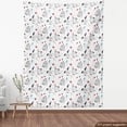 thumbnail image 3 of Ambesonne Romantic Fabric by the Yard Upholstery, Birds Roses Cages, 3 Yards, Charcoal Grey Multicolor, 3 of 4