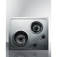 thumbnail image 2 of 21" Wide 115V 2-Burner Coil Cooktop, 2 of 3